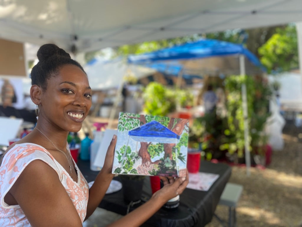Ashmcc Crafts Ashley Painting Saturday Coconut Grove Farmers Market