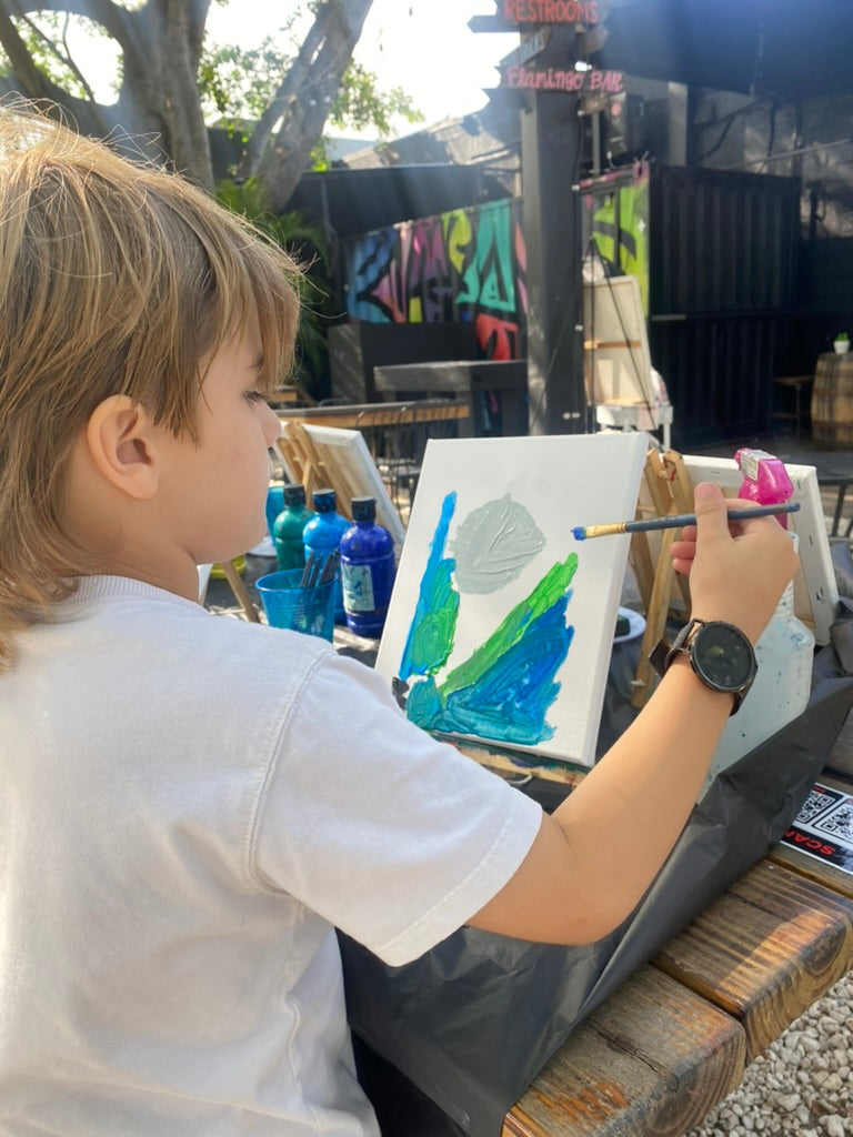 Ashmcc crafts art class acrylic painting at magic 13 brewing co miami fl