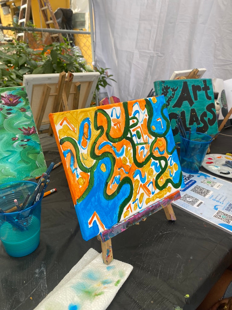 Ashmcc crafts acrylic painting art class saturdays coconut grove farmers market