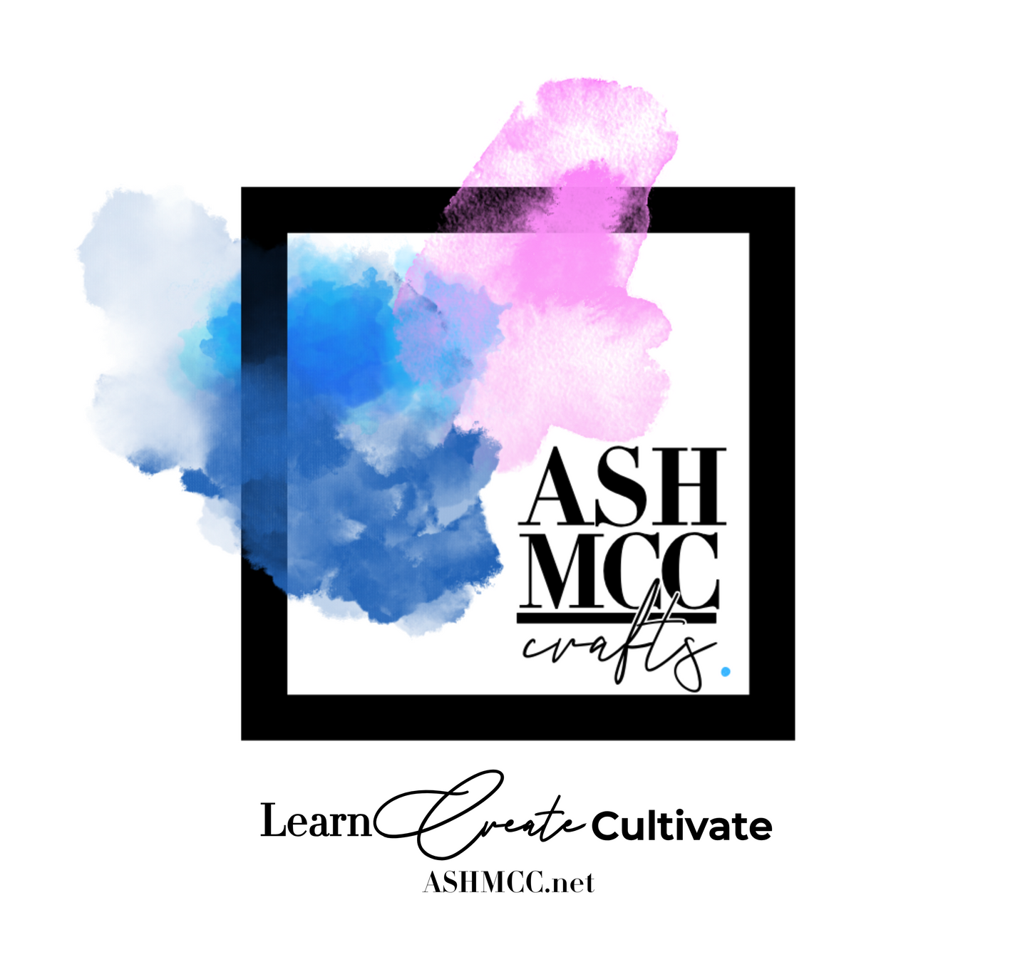 ASHMCC Crafts Learn create cultivate logo canvas logo designs artist logo designs art company logos