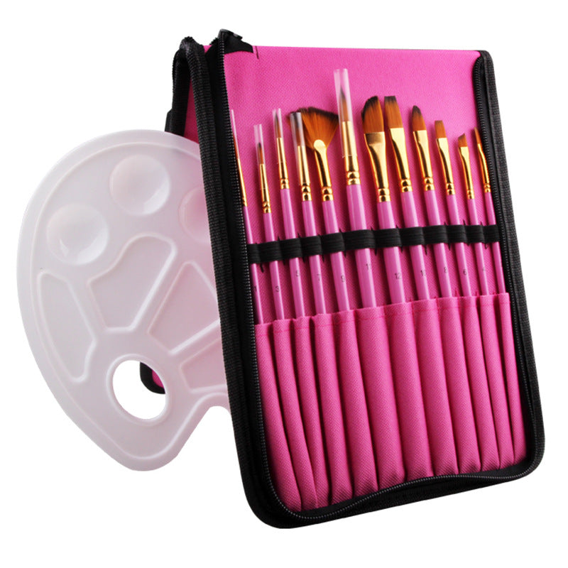 Watercolor + Acrylic Paint Brush Set