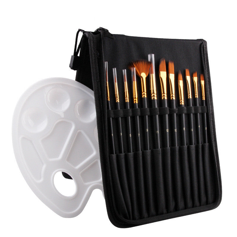 Watercolor + Acrylic Paint Brush Set