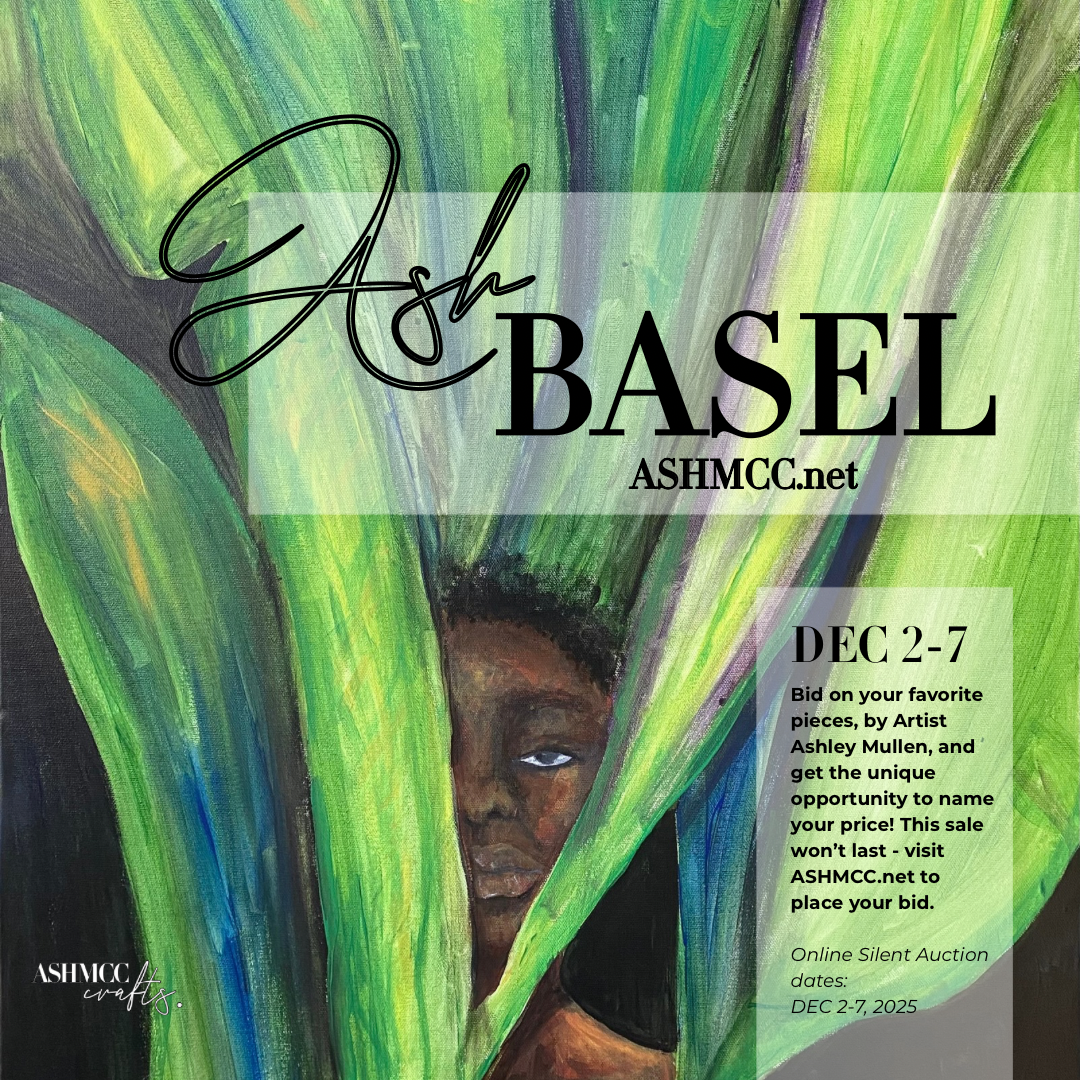 Ash Basel Art Basel Miami Art Week 2025 Art by Ashley Mullen Miami Art Week 2025 Events Art Basel miami Artist fine art acrylic on canvas black art