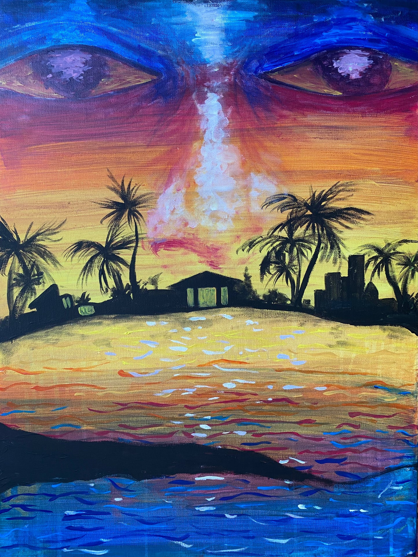 "Mr. Dade" Original 18" x 24" Painting. Acrylic on canvas.