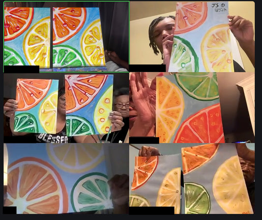 Online Art Class | Fridays at 6:30pm Est