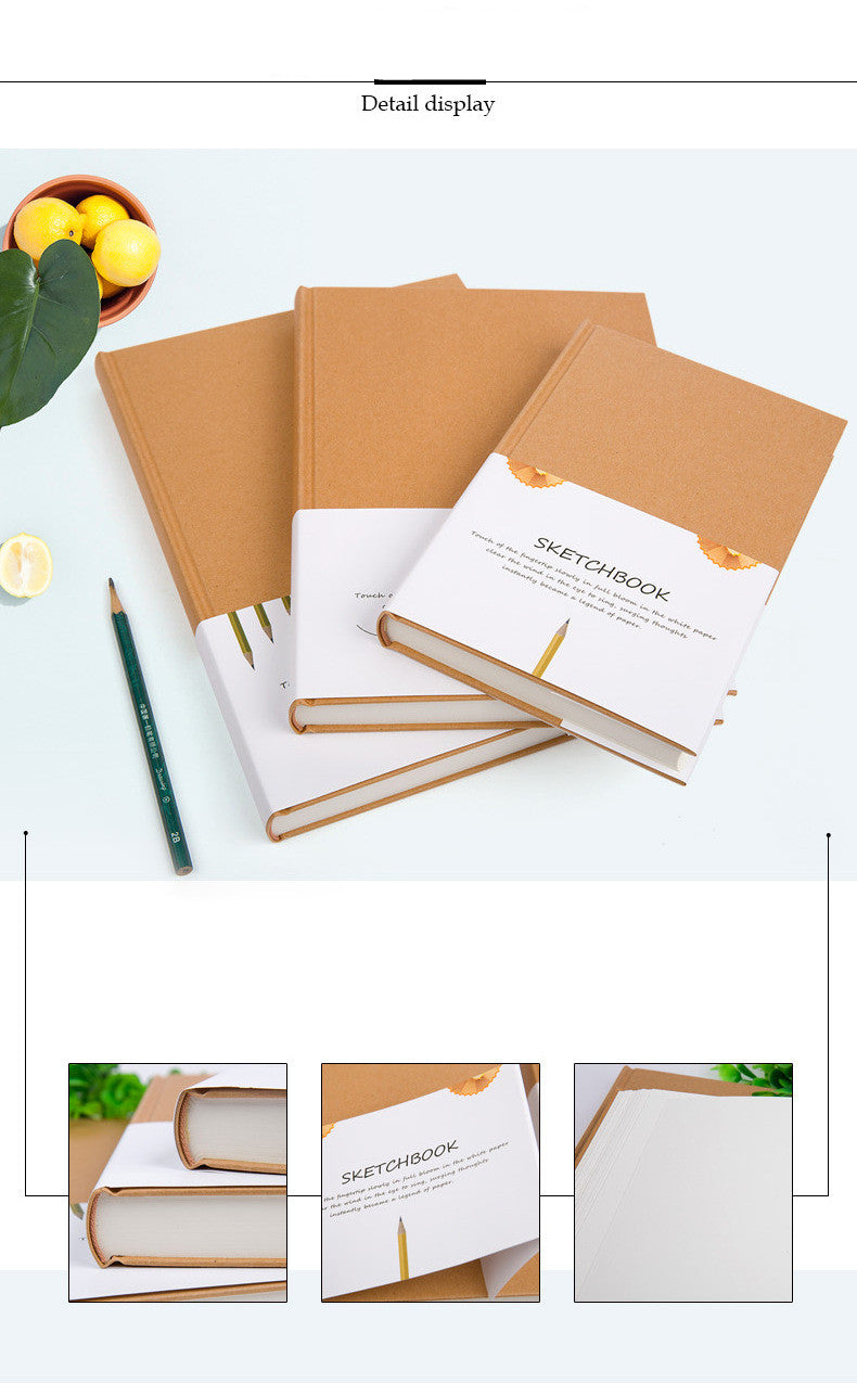 Sustainable Hardcover Sketchbook-Blank