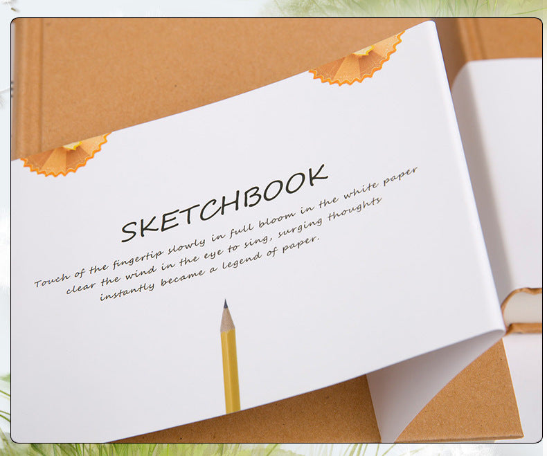 Sustainable Hardcover Sketchbook-Blank