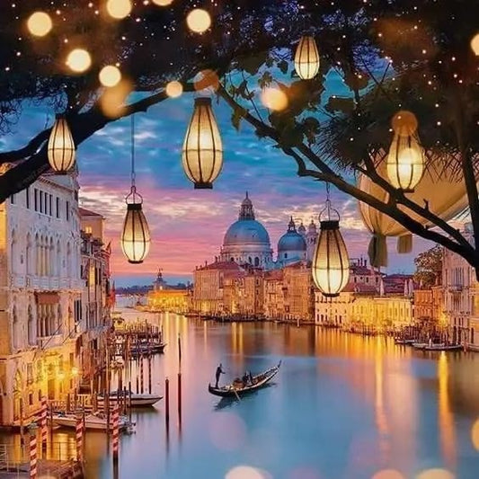 Night Scene DIY Paint By Number Kit
