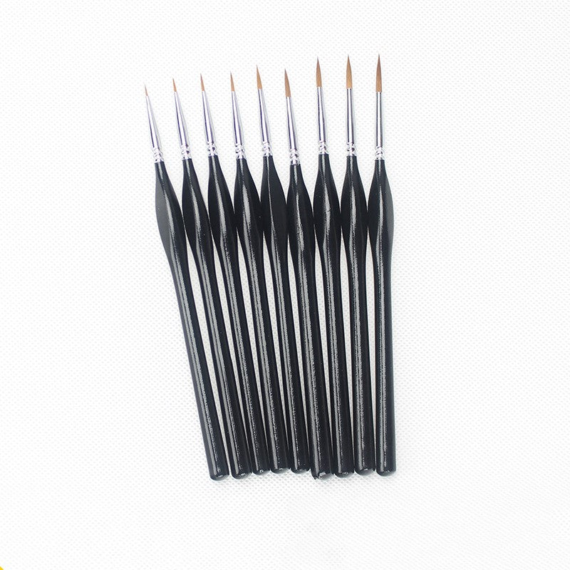 Oil Paint Brushes | 9pc Set