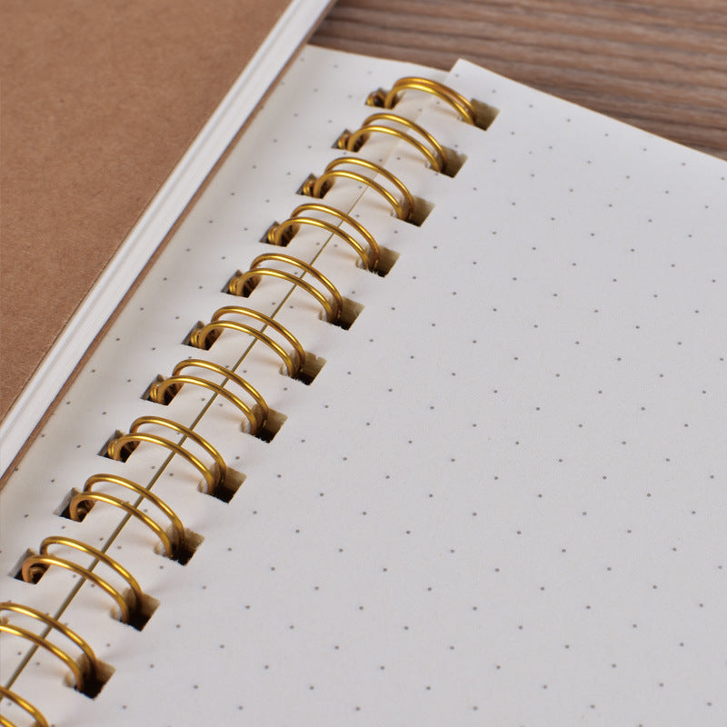 Blank Paper Coil Notebook