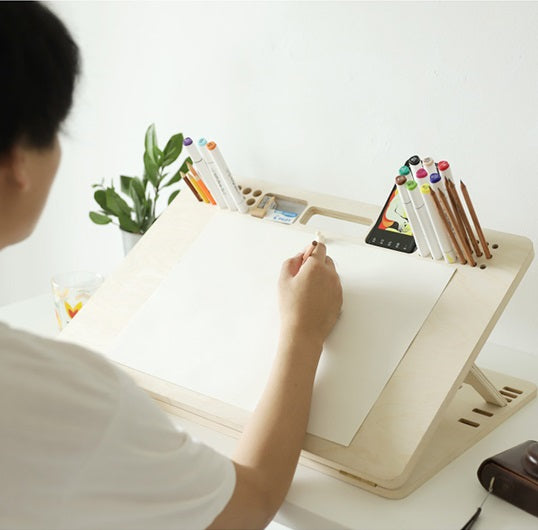 Portable Wooden Drawing Board Sketch Easel